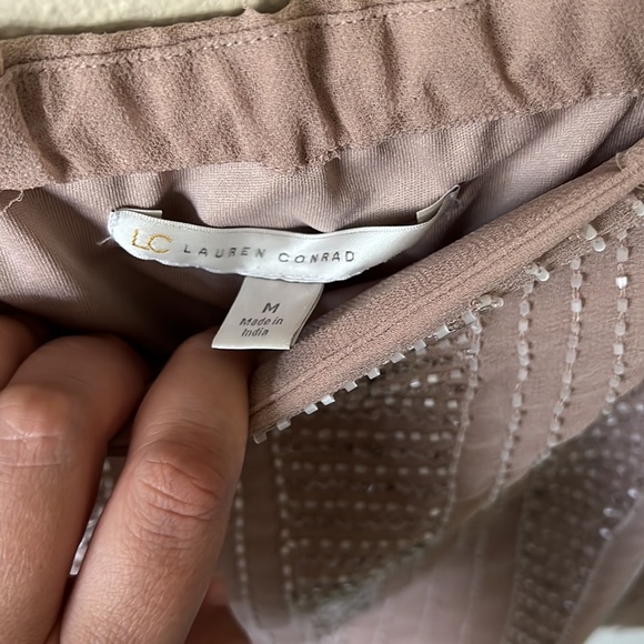 Lauren Conrad Pink Beaded Skirt - Picture 2 of 3